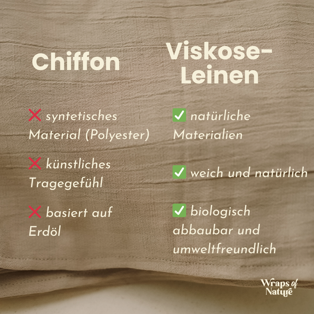 Crinkle Chiffon Hijab aus Viskose und Leinen Wildberry - "Sandy"